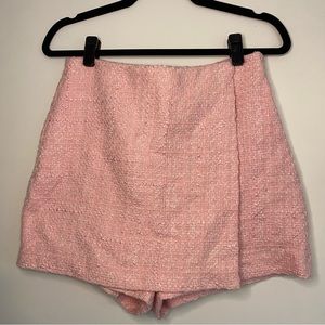 Pink Tweed Zara Skort
